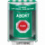 SS2174AB-EN STI Green Indoor/Outdoor Surface Momentary Stopper Station with ABORT Label English