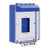 STI-14510NB STI Universal Stopper Low Profile Cover Enclosed Back Box, Open Mounting Plate and Hood - No Label - Blue