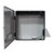 BW-124FCSS Mier NEMA Type 3R Outdoor 24" W x 24" H x 8" D Stainless Steel Enclosure with Thermostat and Fan - Gray w/ Internal Removable 22" W x 22" H Back-Panel