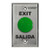 SD-7213-GSP Seco-Larm Green Button Single-Gang Request-To-Exit Plate w/ Pneumatic Timer