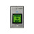 SD-8202GT-PEQ Seco-Larm Green Square Button Single-Gang RF Wireless Request-To-Exit Plate