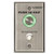SD-6276-SSVQ Seco-Larm Piezoelectric Pushbutton Vandal-Resistant single-Gang Plate - "PUSH TO EXIT"