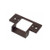 SD-991RA-61Q/B Seco-Larm Bronze-Colored Aluminum Low-Cut Strike Plate for Mini No-Cut Electric Door Strike