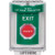 SS2139XT-EN STI Green Indoor/Outdoor Flush Turn-to-Reset (Illuminated) Stopper Station with EXIT Label English