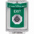 SS2143XT-EN STI Green Indoor/Outdoor Flush w/ Horn Key-to-Activate Stopper Station with EXIT Label English