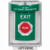 SS2144XT-EN STI Green Indoor/Outdoor Flush w/ Horn Momentary Stopper Station with EXIT Label English