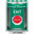 SS2172XT-EN STI Green Indoor/Outdoor Surface Key-to-Reset (Illuminated) Stopper Station with EXIT Label English