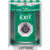 SS2183XT-EN STI Green Indoor/Outdoor Surface w/ Horn Key-to-Activate Stopper Station with EXIT Label English