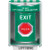 SS2185XT-EN STI Green Indoor/Outdoor Surface w/ Horn Momentary (Illuminated) Stopper Station with EXIT Label English