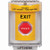 SS2239XT-EN STI Yellow Indoor/Outdoor Flush Turn-to-Reset (Illuminated) Stopper Station with EXIT Label English