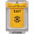 SS2240XT-EN STI Yellow Indoor/Outdoor Flush w/ Horn Key-to-Reset Stopper Station with EXIT Label English