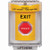 SS2242XT-EN STI Yellow Indoor/Outdoor Flush w/ Horn Key-to-Reset (Illuminated) Stopper Station with EXIT Label English