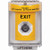 SS2243XT-EN STI Yellow Indoor/Outdoor Flush w/ Horn Key-to-Activate Stopper Station with EXIT Label English