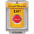 SS2249XT-EN STI Yellow Indoor/Outdoor Flush w/ Horn Turn-to-Reset (Illuminated) Stopper Station with EXIT Label English
