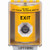 SS2273XT-EN STI Yellow Indoor/Outdoor Surface Key-to-Activate Stopper Station with EXIT Label English