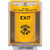 SS2280XT-EN STI Yellow Indoor/Outdoor Surface w/ Horn Key-to-Reset Stopper Station with EXIT Label English