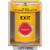 SS2289XT-EN STI Yellow Indoor/Outdoor Surface w/ Horn Turn-to-Reset (Illuminated) Stopper Station with EXIT Label English