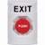 SS2304XT-EN STI White No Cover Momentary Stopper Station with EXIT Label English