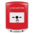 GLR0A1EV-EN STI Red Indoor Only Shield w/ Sound Key-to-Reset Push Button with EVACUATION Label English