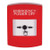 GLR001PO-EN STI Red Indoor Only No Cover Key-to-Reset Push Button with EMERGENCY POWER OFF Label English