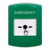 GLR101EM-EN STI Green Indoor Only No Cover Key-to-Reset Push Button with EMERGENCY LabelEnglish