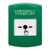 GLR101PO-EN STI Green Indoor Only No Cover Key-to-Reset Push Button with EMERGENCY POWER OFF Label English