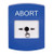 GLR401AB-EN STI Blue Indoor Only No Cover Key-to-Reset Push Button with ABORT Label English