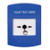 GLR401ZA-EN STI Blue Indoor Only No Cover Key-to-Reset Push Button with Non-Returnable Custom Text Label English