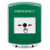 GLR121EM-EN STI Green Indoor Only Shield Key-to-Reset Push Button with EMERGENCY Label English