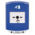 GLR421RM-EN STI Blue Indoor Only Shield Key-to-Reset Push Button with Running Man Icon English