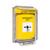 GLR231EX-EN STI Yellow Indoor/Outdoor Low Profile Flush Mount Key-to-Reset Push Button with EMERGENCY EXIT Label English