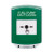 GLR1A1PS-EN STI Green Indoor Only Shield w/ Sound Key-to-Reset Push Button with FUEL PUMP SHUT-DOWN Label English