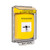 GLR231EV-EN STI Yellow Indoor/Outdoor Low Profile Flush Mount Key-to-Reset Push Button with EVACUATION Label English