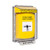 GLR231PS-EN STI Yellow Indoor/Outdoor Low Profile Flush Mount Key-to-Reset Push Button with FUEL PUMP SHUT-DOWN Label English