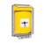 GLR231NT-EN STI Yellow Indoor/Outdoor Low Profile Flush Mount Key-to-Reset Push Button with No Text Label English