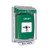 GLR131AB-EN STI Green Indoor/Outdoor Low Profile Flush Mount Key-to-Reset Push Button with ABORT Label English