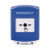 GLR4A1EM-EN STI Blue Indoor Only Shield w/ Sound Key-to-Reset Push Button with EMERGENCY Label English