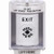 SS2370XT-EN STI White Indoor/Outdoor Surface Key-to-Reset Stopper Station with EXIT Label English