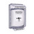 GLR331PO-EN STI White Indoor/Outdoor Low Profile Flush Mount Key-to-Reset Push Button with EMERGENCY POWER OFF Label English