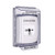 GLR331EV-EN STI White Indoor/Outdoor Low Profile Flush Mount Key-to-Reset Push Button with EVACUATION Label English