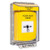 GLR231ZA-EN STI Yellow Indoor/Outdoor Low Profile Flush Mount Key-to-Reset Push Button with Non-Returnable Custom Text Label English