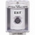 SS2373XT-EN STI White Indoor/Outdoor Surface Key-to-Activate Stopper Station with EXIT Label English