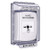 GLR341HV-EN STI White Indoor/Outdoor Low Profile Flush Mount w/ Sound Key-to-Reset Push Button with HVAC SHUT-DOWN Label English