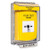 GLR241ZA-EN STI Yellow Indoor/Outdoor Low Profile Flush Mount w/ Sound Key-to-Reset Push Button with Non-Returnable Custom Text Label English