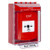 GLR071XT-EN STI Red Indoor/Outdoor Low Profile Surface Mount Key-to-Reset Push Button with EXIT Label English