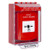 GLR071HV-EN STI Red Indoor/Outdoor Low Profile Surface Mount Key-to-Reset Push Button with HVAC SHUT-DOWN Label English