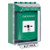 GLR171EM-EN STI Green Indoor/Outdoor Low Profile Surface Mount Key-to-Reset Push Button with EMERGENCY Label English