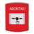 GLR001AB-ES STI Red Indoor Only No Cover Key-to-Reset Push Button with ABORT Label Spanish