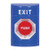 SS2401XT-EN STI Blue No Cover Turn-to-Reset Stopper Station with EXIT Label English