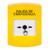 GLR201EX-ES STI Yellow Indoor Only No Cover Key-to-Reset Push Button with EMERGENCY EXIT Label Spanish